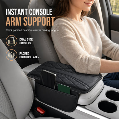🚗✨ 50% KORTING | Auto Armsteunkussen – Extra Comfort & Handige Zijvakken