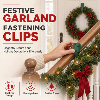 🎄 Kerstslingerclips – Stevige ophanghaken voor kerstversiering