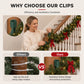 🎄 Kerstslingerclips – Stevige ophanghaken voor kerstversiering
