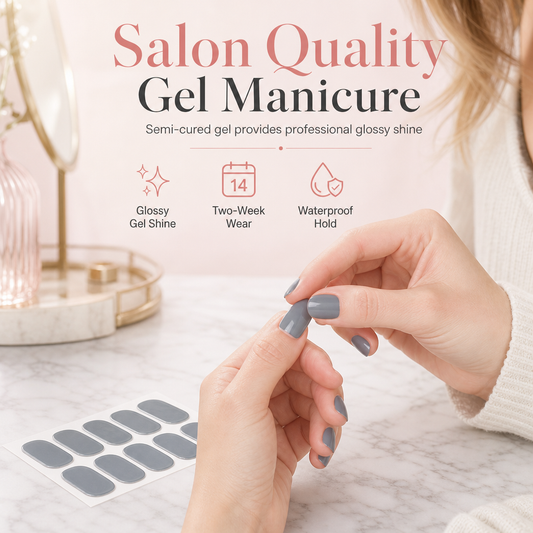 💅 Gel Nagelstickers – Glanzende Salonlook voor een Snelle Manicure Thuis
