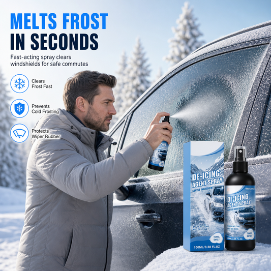 ❄️ Autoruit Ontdooier Spray – Snelle IJsspray voor Bevroren Autoruiten
