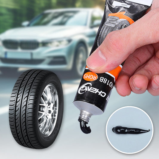 🚗🛞 Waterbestendige Bandenreparatielijm – Flexibele Reparatieformule voor Geschikte Kleine Oppervlaktebeschadigingen