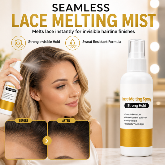 ✨ Kantpruik smeltende spray – Naadloze afwerking van de haarlijn en stevige fixatie