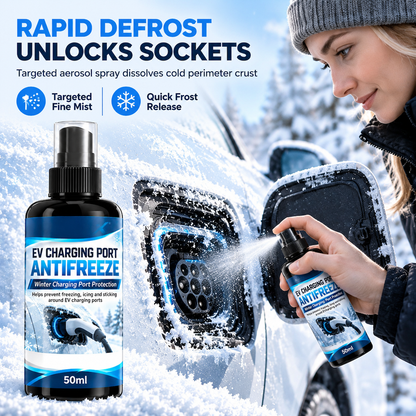 ❄️ Ontdooier voor de klep van de laadpoort van elektrische voertuigen – Gerichte winterse ijsverwijderingsspray