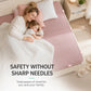 🛏️✨ Naaldvrije Lakenspanners – Antislip Bedlaken Clips met Kliksluiting, 10 Stuks