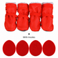 🐾❄️ Warme Hondenlaarsjes met Pluche Voering – Flexibele Antislipzool voor Winterwandelingen