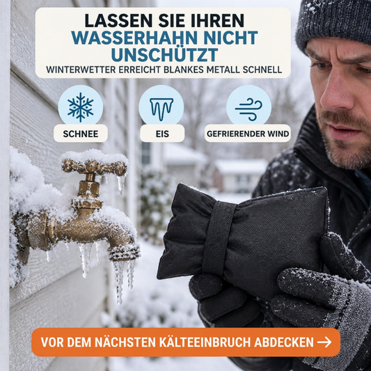 ❄️🚰 Laat je buitenkraan niet bibberen! Deze geïsoleerde hoes houdt vorst en wind buiten – klittenband, herbruikbaar en in 21 kleuren.