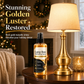 ✨ Metallic gouden restauratiespray – Doe-het-zelf lamp- en woondecoratie opknappen