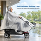 🌧️🛵 Waterdichte Regenhoes voor Scootmobiel – Extra Lange Bescherming met Transparant Dashboardvenster