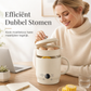 🍵✨ 2-in-1 Elektrische Kookbeker met Stoommandje – Keramische Binnenlaag & LED-Touchbediening